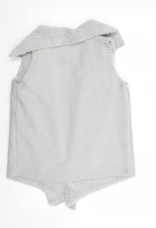 Primark Womens Grey Gilet Coatigan Size S
