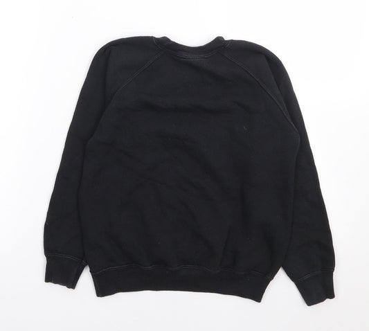 ABSOLUTE CULT Girls Black Cotton Pullover Sweatshirt Size M Pullover - Harry Potter