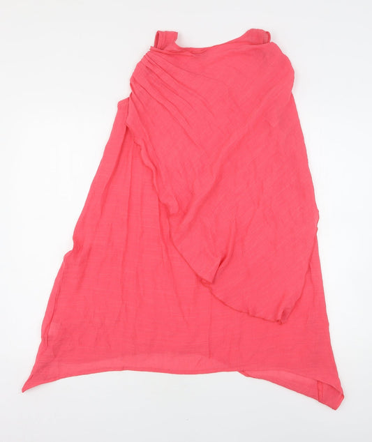 Frock Me Womens Pink Viscose Tank Dress Size 8 Round Neck