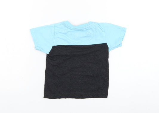 US Polo Assn. Boys Grey Cotton Basic Size 2 Years Round Neck Pullover
