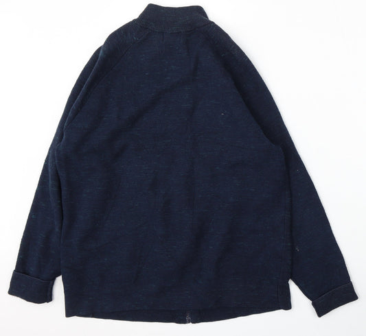 Marks and Spencer Mens Blue Jacket Size M Zip