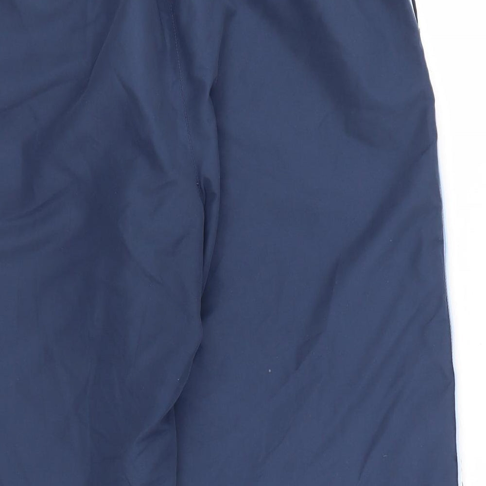 Diadora Womens Blue Polyester Cropped Trousers Size 16 L20 in Regular