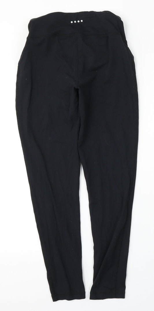 Souluxe Womens Black Polyamide Jogger Trousers Size 10 L26 in Regular