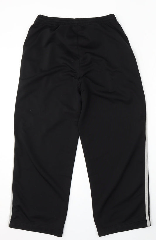 Zantos Mens Black Polyester Jogger Trousers Size S L27 in Regular
