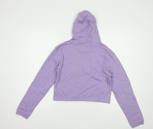Studio Girls Purple Cotton Pullover Hoodie Size 14-15 Years Pullover - Limited