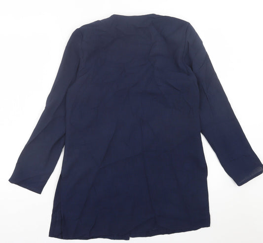 Award Womens Blue Jacket Blazer Size 12 Button
