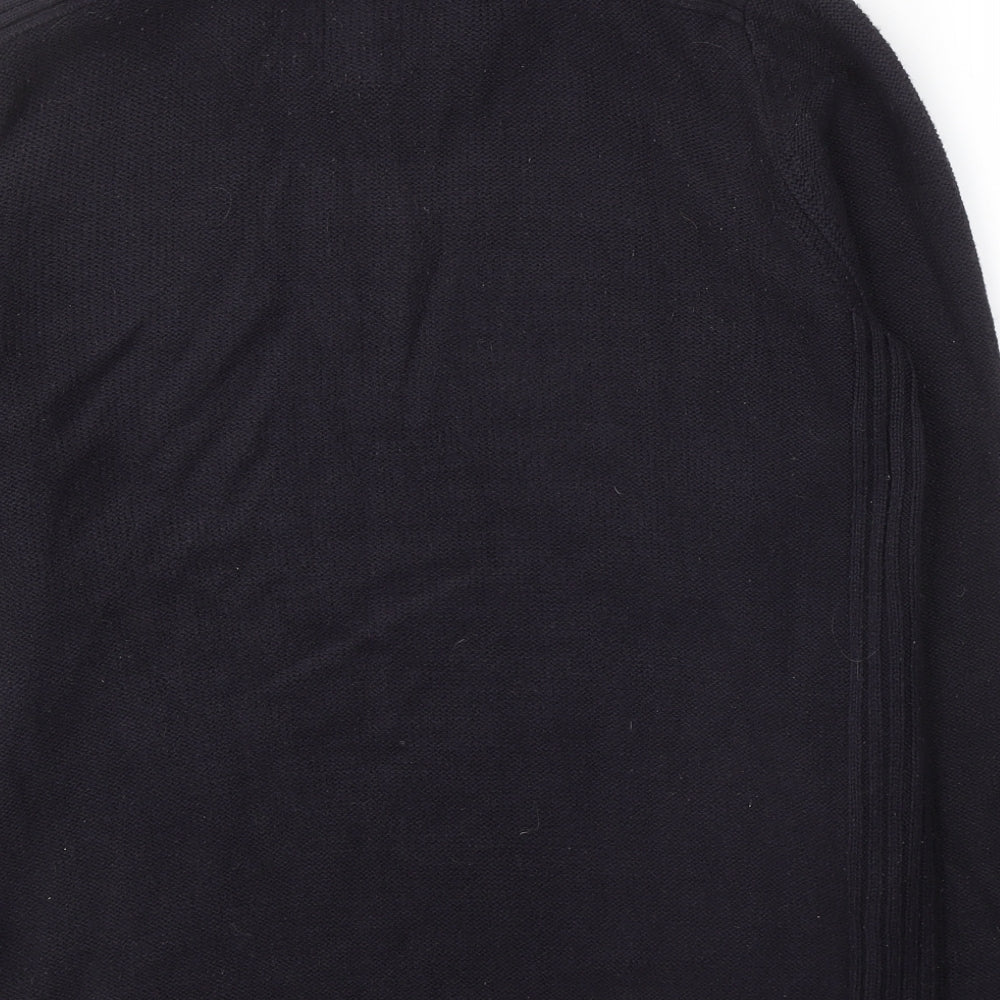 Kensington Mens Blue Round Neck Acrylic Pullover Jumper Size M