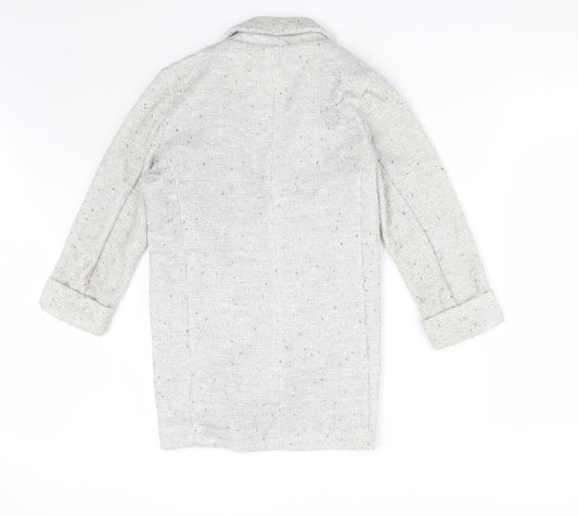 New Look Womens Grey Jacket Size 8