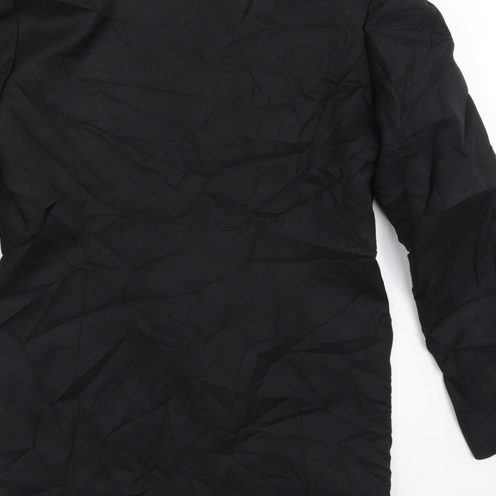 Preworn Womens Black Jacket Blazer Size 12