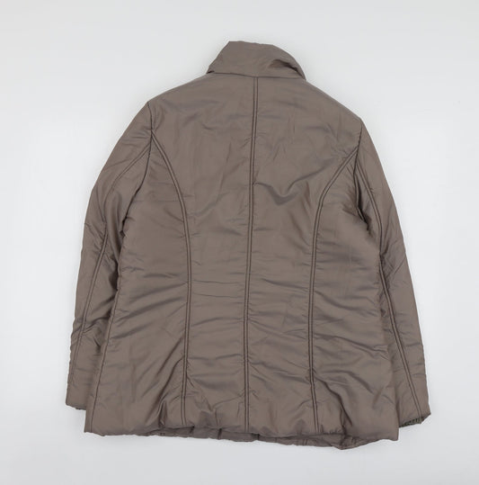 Precis Womens Beige Jacket Size 12