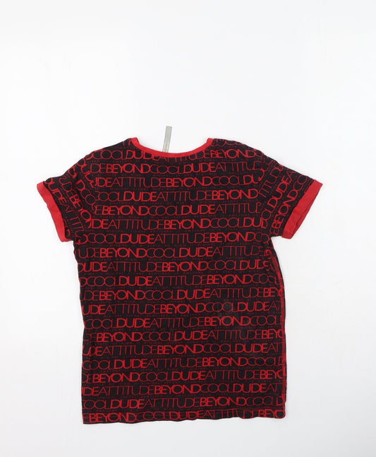 George Boys Multicoloured Cotton Basic Button-Up Size 10-11 Years Round Neck