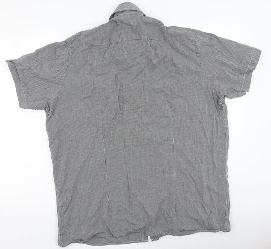 Premier Mens Multicoloured Check Cotton Polo Size XL Collared