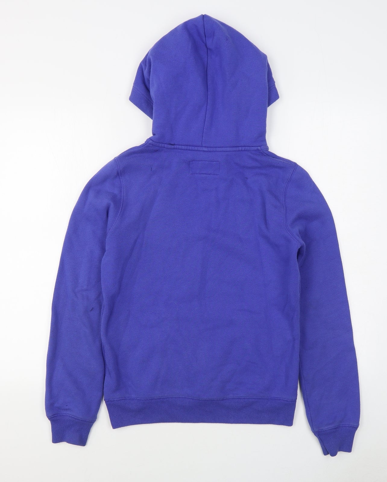 Jack Wills Womens Blue Cotton Pullover Hoodie Size 6 Pullover