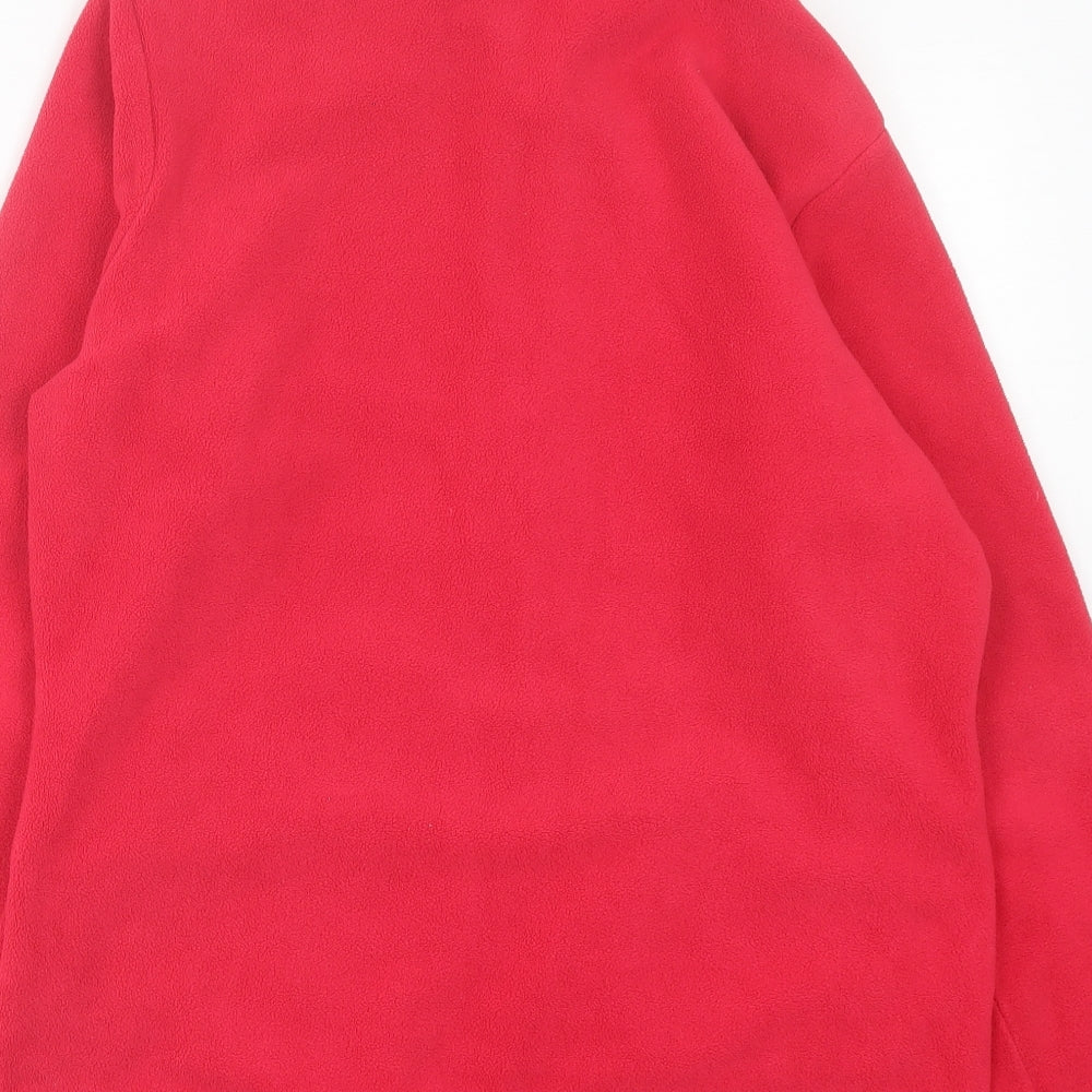 Marks and Spencer Womens Red Jacket Size 16 Zip
