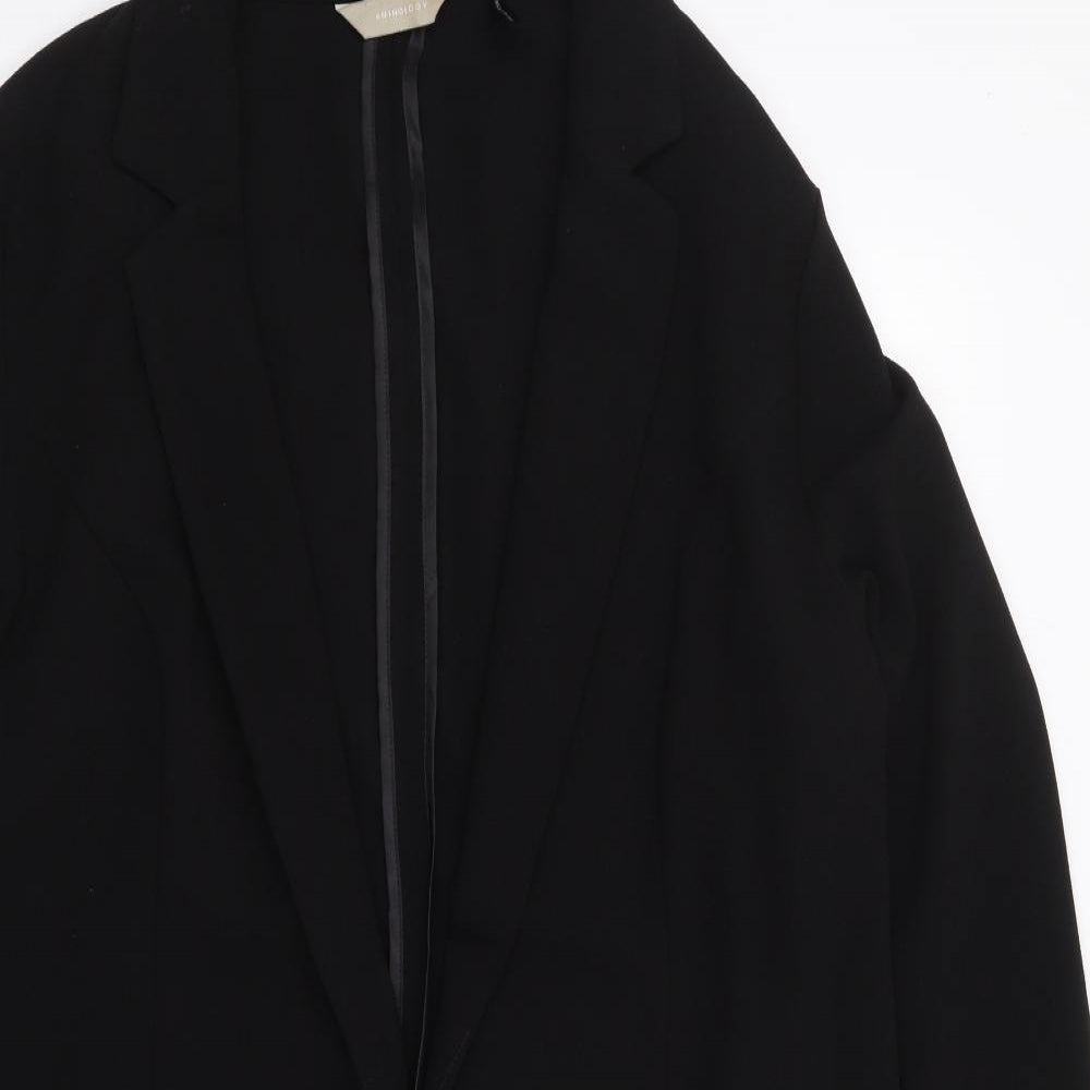 Anthology Womens Black Jacket Blazer Size S