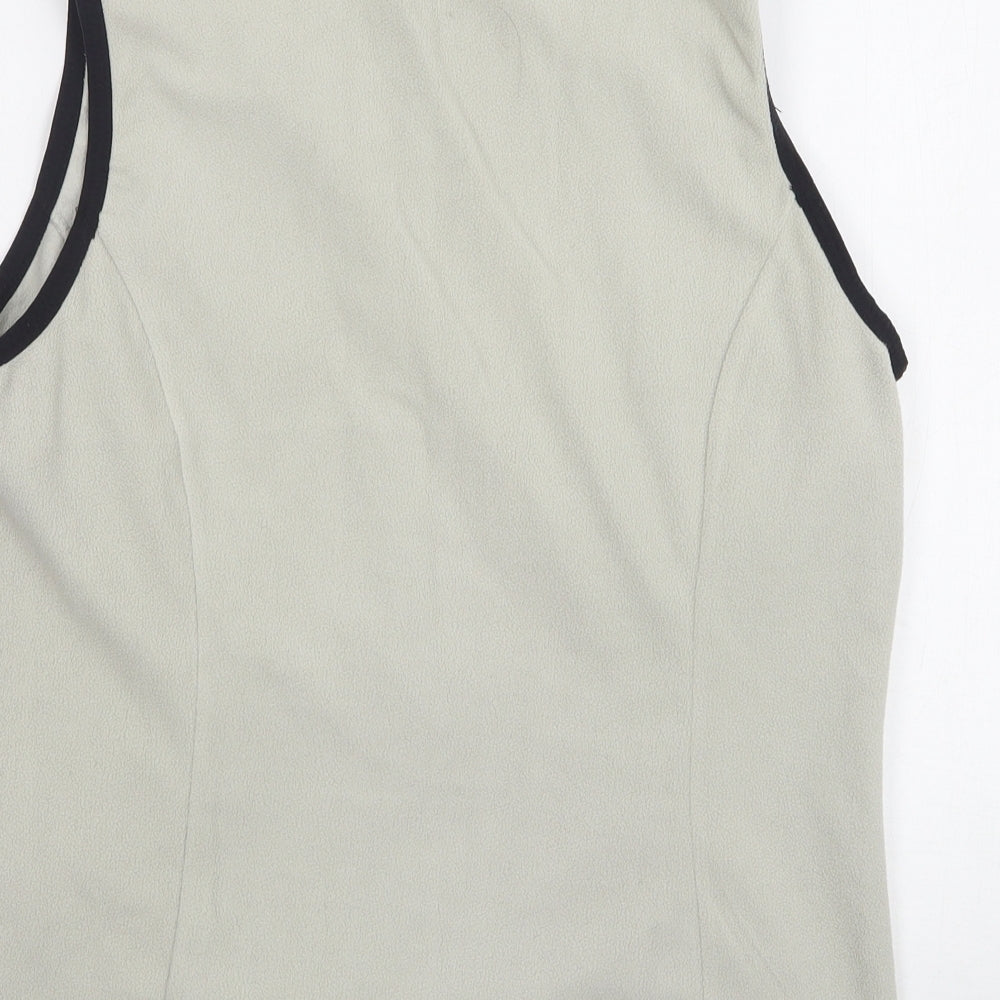Line 7 Womens Blue Polyester Vest Sweatshirt Size S Zip