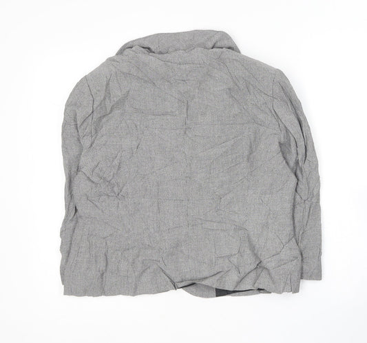 Precis Womens Grey Jacket Blazer Size 14