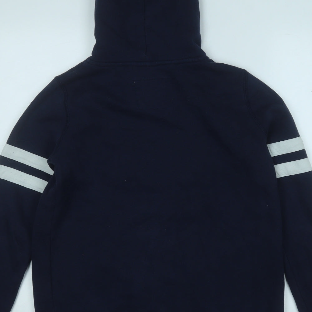 Hollister Womens Blue Cotton Pullover Hoodie Size XS