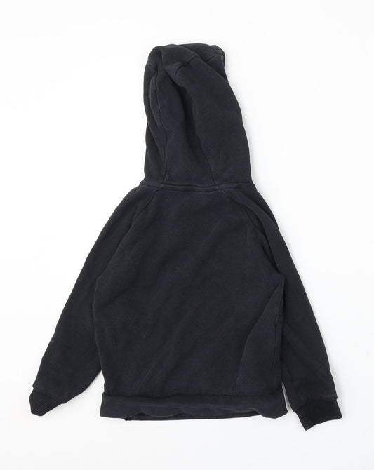 George Boys Blue Cotton Pullover Hoodie Size 6-7 Years