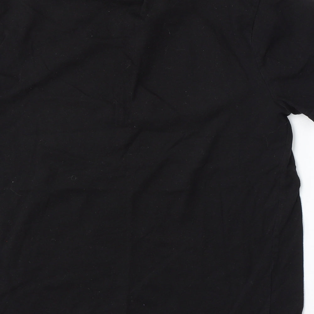Fortnite Boys Black Cotton Basic T-Shirt Size XL Round Neck