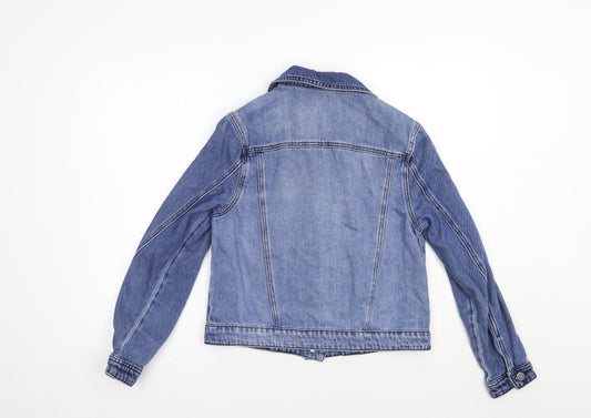 Tui Womens Blue Jacket Size 8 Button