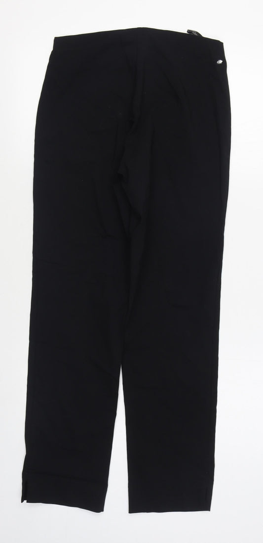 Gerard Womens Black Nylon Trousers Size 10 L29 in Regular Zip