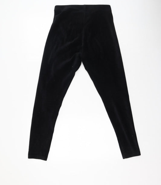 Marks and Spencer Womens Black Cotton Skinny Jeans Size 12 L28 in Regular