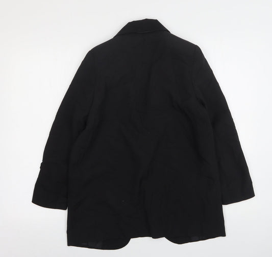Dorothy Perkins Womens Black Polyester Jacket Blazer Size 12