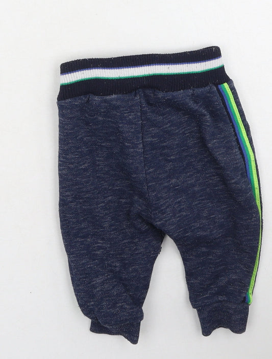 Primark Boys Multicoloured Cotton Jogger Trousers Size 3-6 Months
