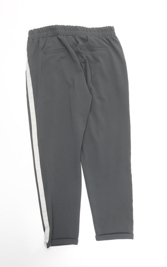 Fox Mens Grey Polyester Jogger Trousers Size M L24 in Regular