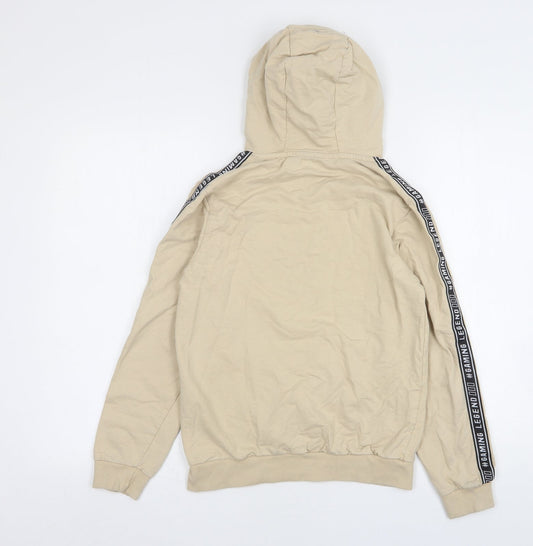 Studio Boys Beige Cotton Pullover Hoodie Size 12-13 Years