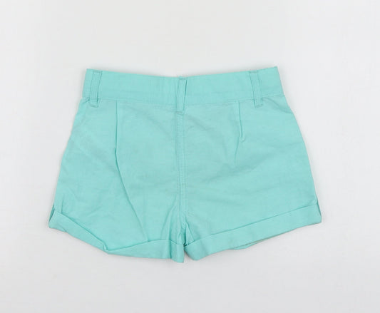 Young Dimension Girls Blue Cotton Chino Trousers Size 3-4 Years Regular