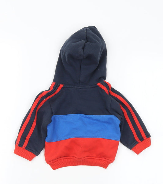 Lonsdale Boys Multicoloured Polyester Full Zip Jumper Size 6-9 Months Zip - 6-12 months