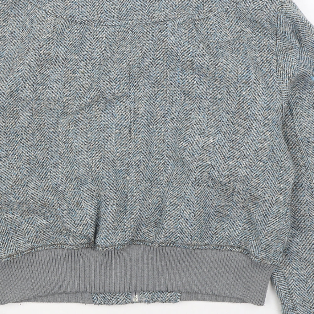 E-vie Womens Blue Jacket Size 18 Button