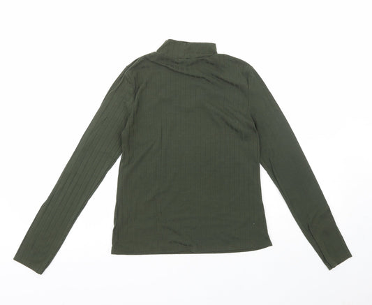 Chemistry Womens Green Polyester Pullover Sweatshirt Size 12