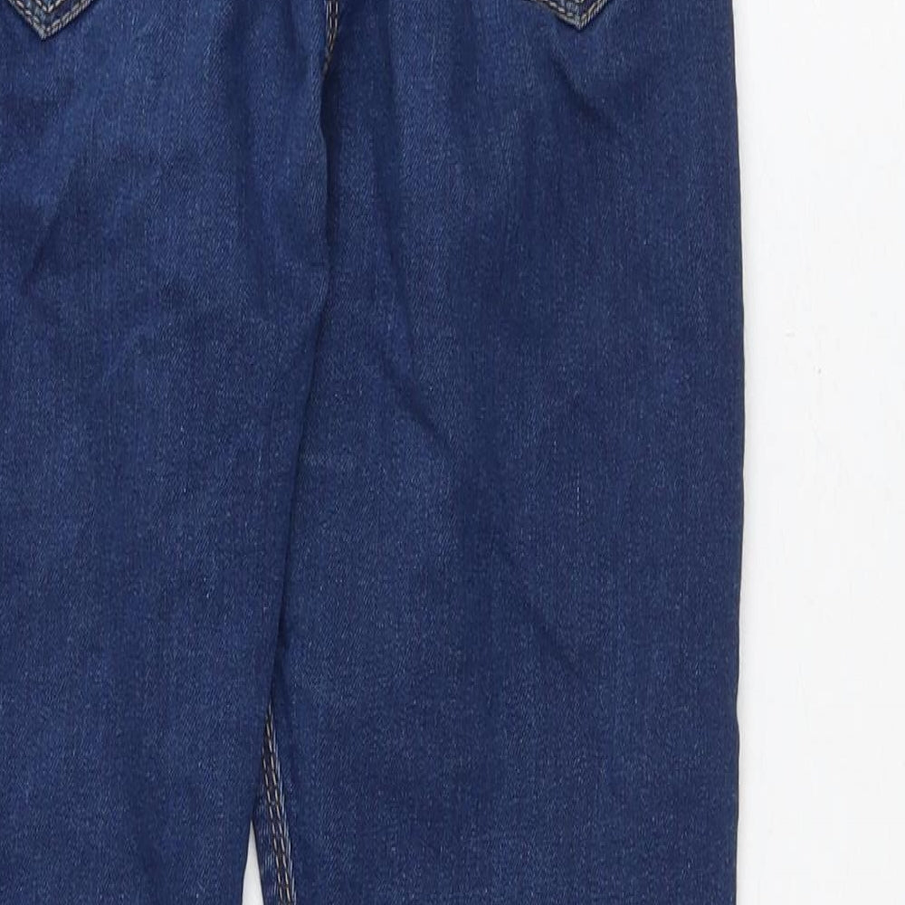 Dunnes Stores Girls Blue Cotton Tapered Jeans Size 9-10 Years Regular
