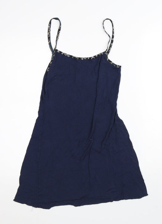 Preworn Womens Blue Polyester A-Line Size S Square Neck