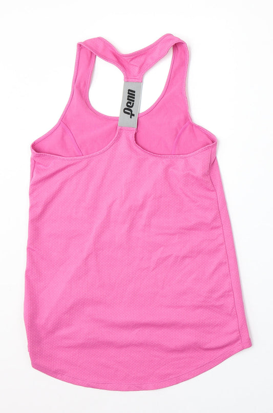 Penn Womens Pink Polyester Basic Tank Size XS Round Neck