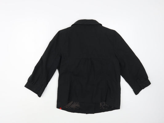 Esprit Womens Black Jacket Size S Button