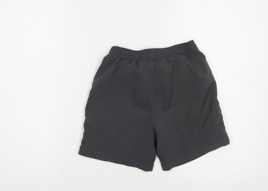 Kukri Boys Grey Polyester Sweat Shorts Size 7-8 Years Regular