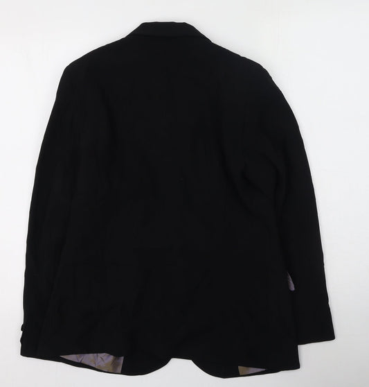 Ambience Womens Black Jacket Size 14