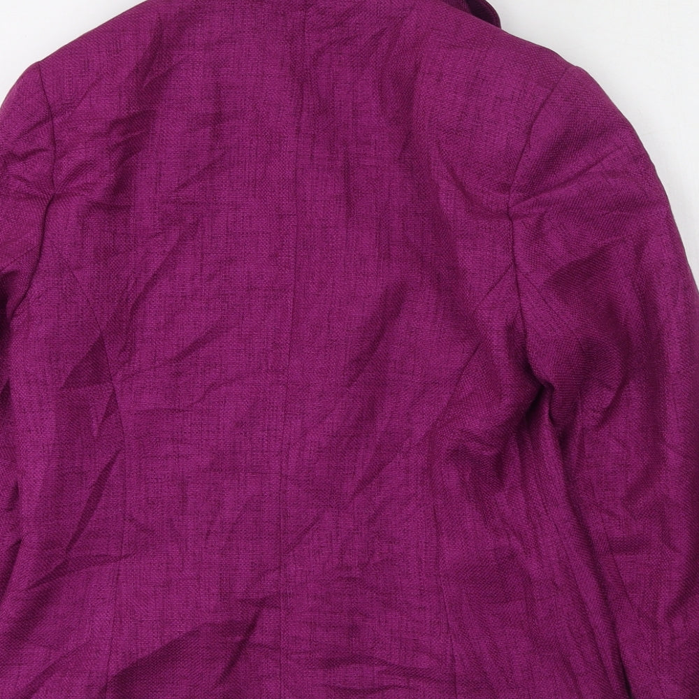 Autonomy Womens Purple Jacket Size 8