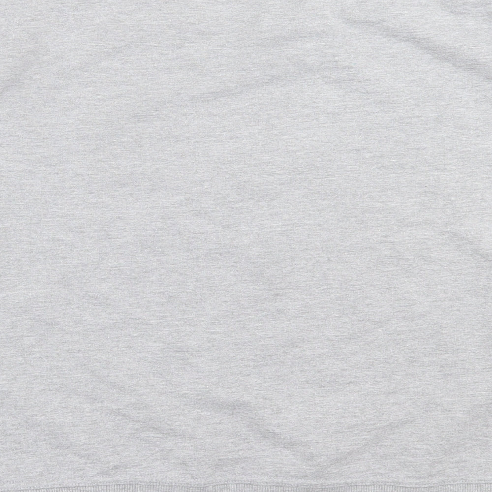 Peacocks Womens Grey Cotton Pullover Sweatshirt Size L Pullover