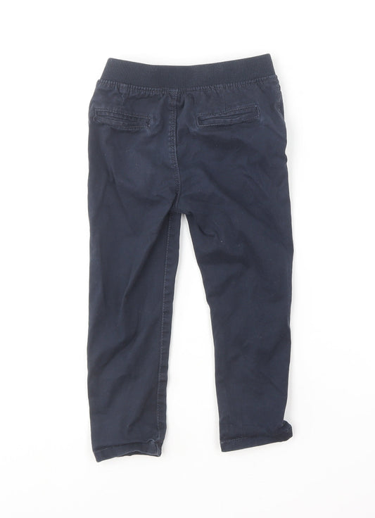 Dunnes Stores Boys Blue Cotton Straight Jeans Size 2-3 Years Regular
