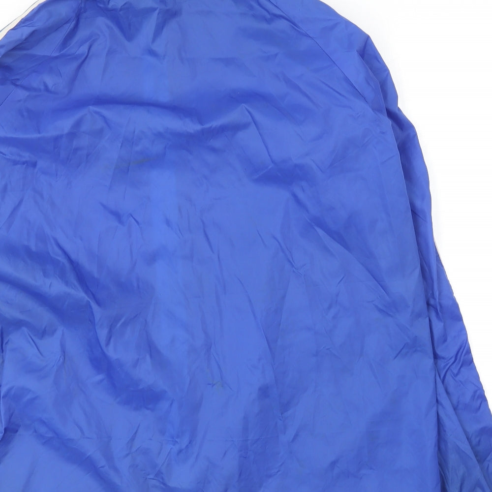 Manjula Womens Blue Rain Coat Coat Size 14