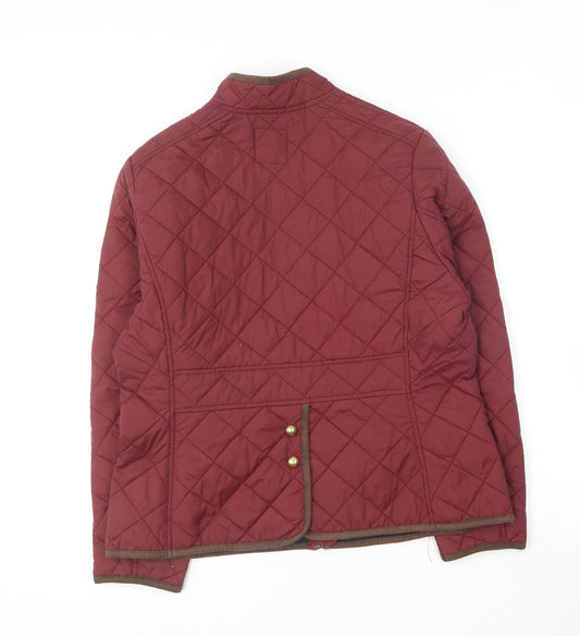 Betty Kay Womens Purple Quilted Coat Size XL