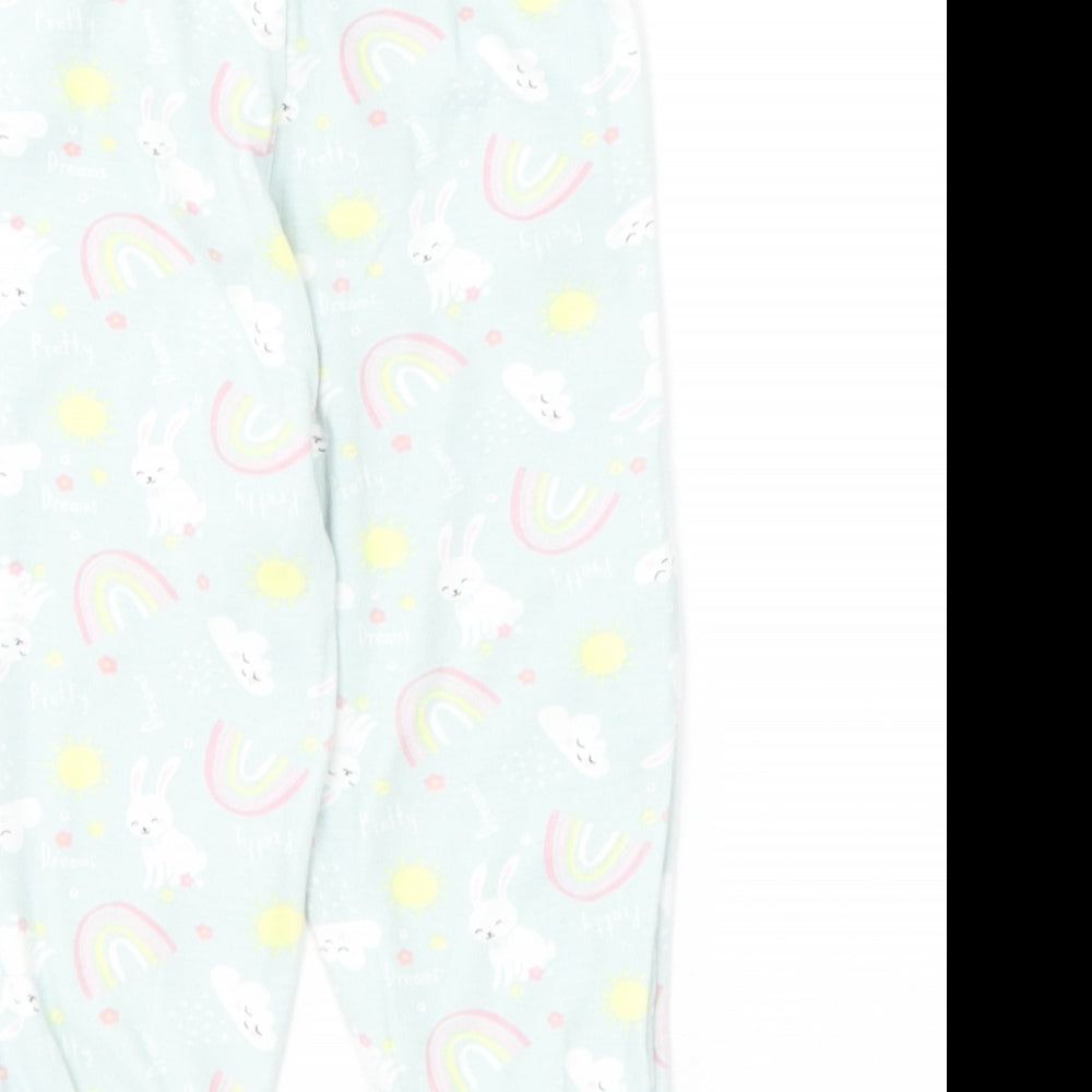Pure Baby Baby Multicoloured Cotton Jogger Leggings Size 6-9 Months