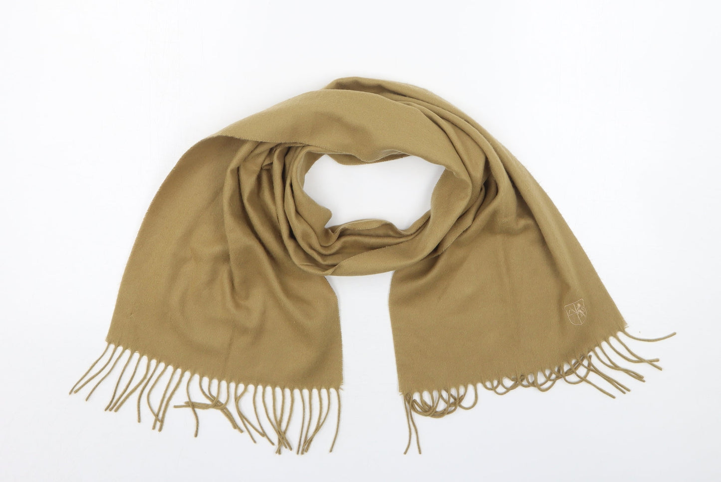 Preworn Womens Beige Polyester Scarf