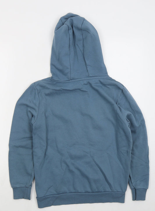 Dunnes Boys Blue Cotton Pullover Hoodie Size L Pullover - T-Rex