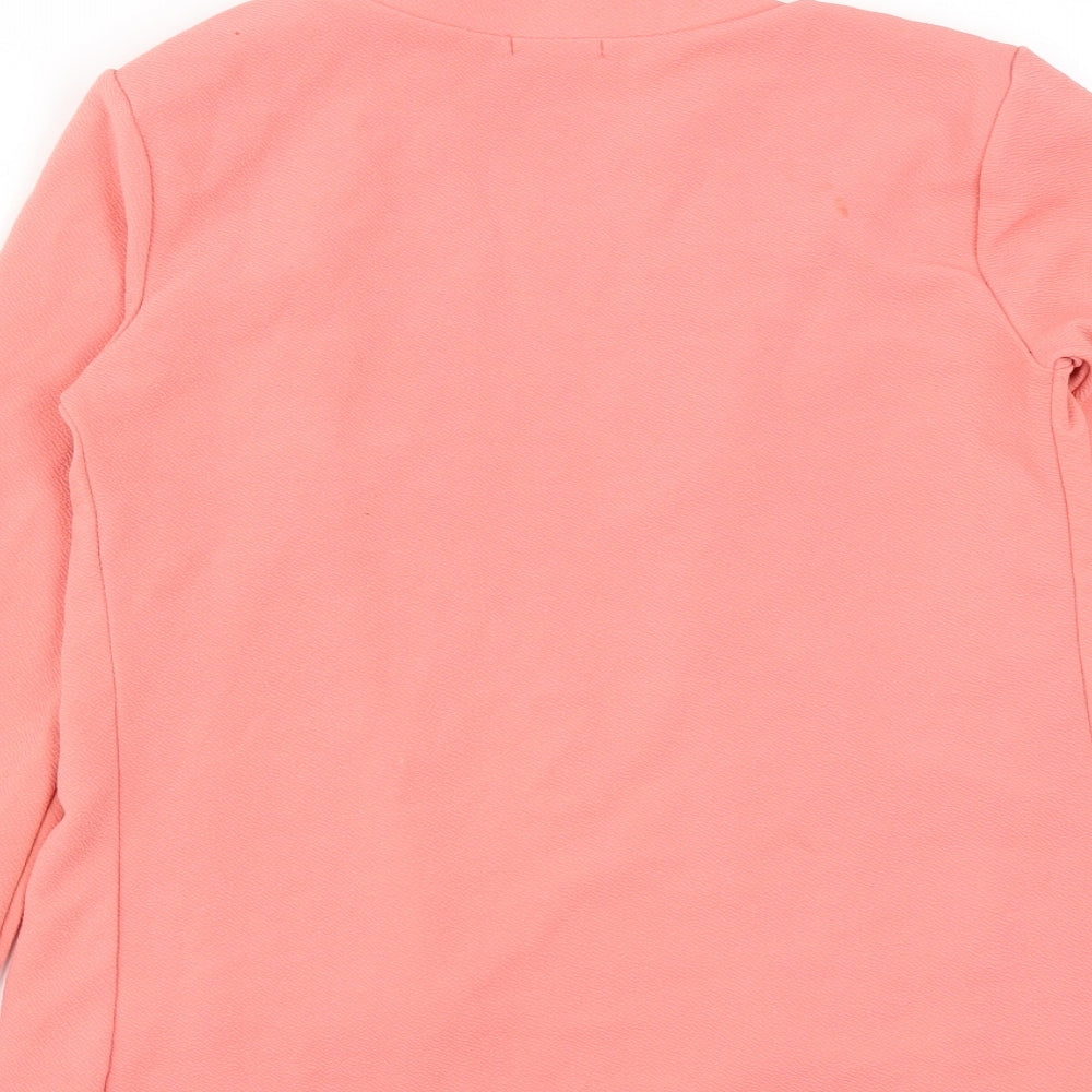 Evita Womens Pink Jacket Size 10